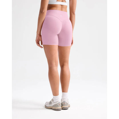 SOLBRACE Women'S High Waist 5" No Front Seam Hidden Scrunch Butt Lifting Shorts, High Stretch Breathable Lightweight Fabric, Yoga Gym Workout Shorts for Summer