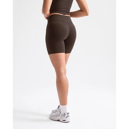 SOLBRACE Women'S High Waist 5" No Front Seam Hidden Scrunch Butt Lifting Shorts, High Stretch Breathable Lightweight Fabric, Yoga Gym Workout Shorts for Summer