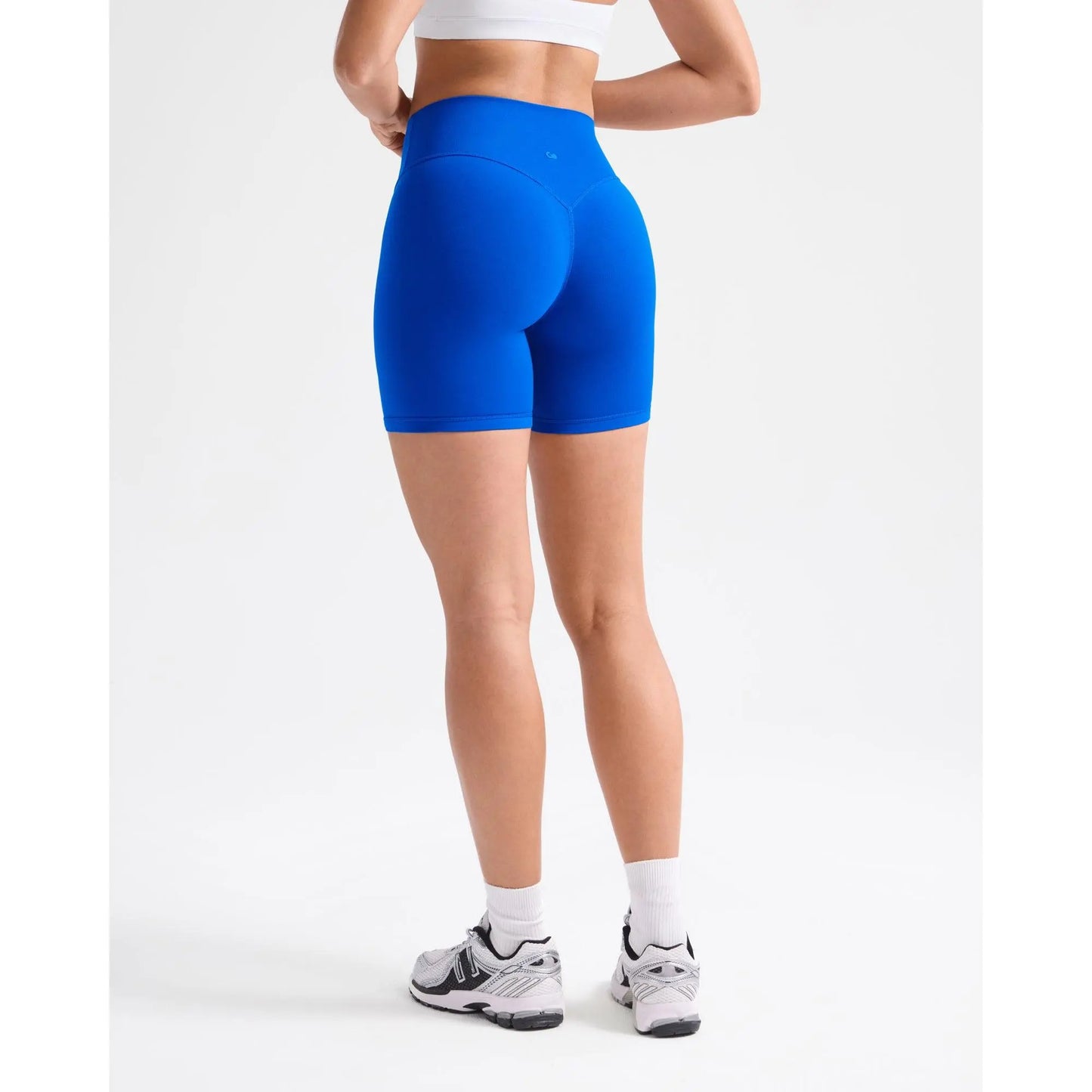 SOLBRACE Women'S High Waist 5" No Front Seam Hidden Scrunch Butt Lifting Shorts, High Stretch Breathable Lightweight Fabric, Yoga Gym Workout Shorts for Summer
