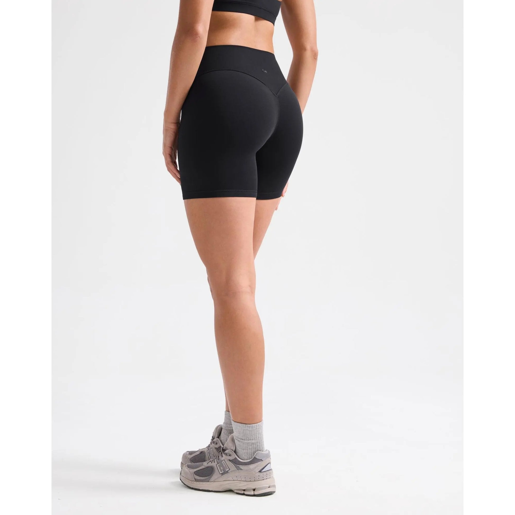 SOLBRACE Women'S High Waist 5" No Front Seam Hidden Scrunch Butt Lifting Shorts, High Stretch Breathable Lightweight Fabric, Yoga Gym Workout Shorts for Summer
